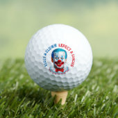 Biden clown gezicht grappige anti Biden pro troef  Golfballen (Insitu Shirt)