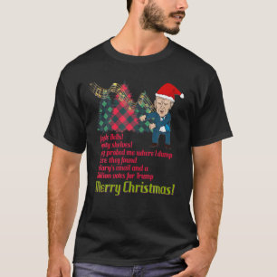 Biden Colonoscopy Meme Kerstmis T-shirt