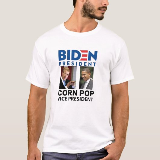 Biden/Corn-Pop T-shirt (Voorkant)