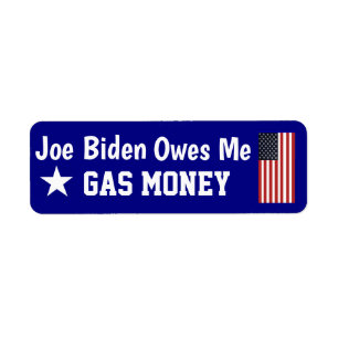 Biden Dankt Me Geld Voor Gas Label