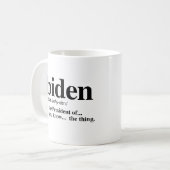Biden Definitie Koffiemok (Voorkant links)