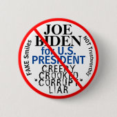 Biden Democrati Ronde Button 5,7 Cm (Voorkant)