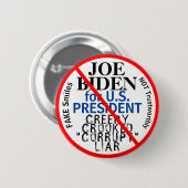 Biden Democrati Ronde Button 5,7 Cm (Voorkant /achterkant)