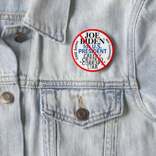 Biden Democrati Ronde Button 5,7 Cm (In situ)