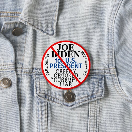 Biden Democrati Ronde Button 7,6 Cm (In situ)