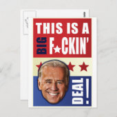 Biden - Dit is een Big F'n Deal. Briefkaart (Voorkant / Achterkant)