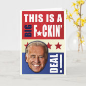 Biden - dit is een Grote Overeenkomst F'n! Kaart (Gele Bloem)