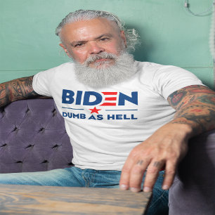 Biden Dumb als hel anti Joe Biden Light T-shirt