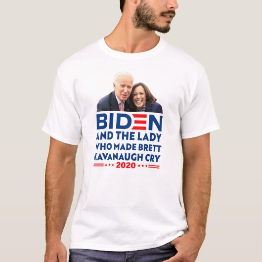 biden en de dame die brett kavanaugh aan het huile t-shirt (Voorkant)