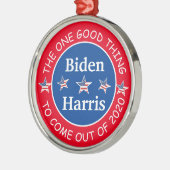 Biden en Harris 2020 met Kerstmis Metalen Ornament (Links)