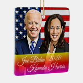 Biden en Harris Keepomwille Souvenir 2020 Keramisch Ornament (Rechts)