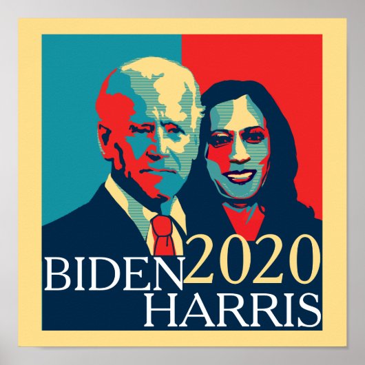 Biden en Harris Poster (Voorkant)