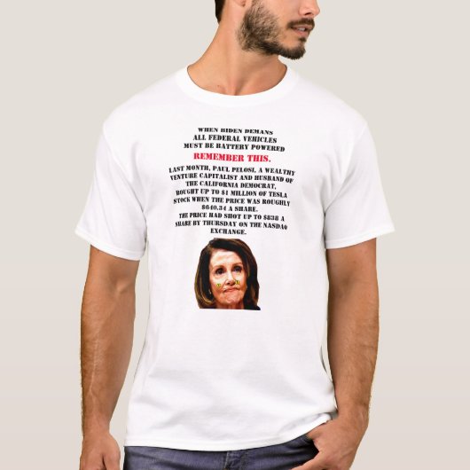 Biden en Pelosi T-shirt (Voorkant)