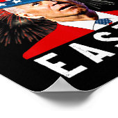 Biden Gelukkig Pasen Voor Grappig 4 Juli Poster (Hoek)