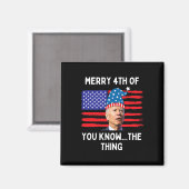 Biden Grappig Prettig 4e Van Jullie Weten Wel Magneet (Voorkant / Achterkant)