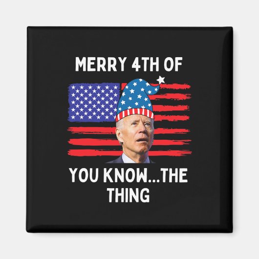 Biden Grappig Prettig 4e Van Jullie Weten Wel Magneet (Voorkant)