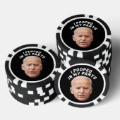 BIDEN GRAPPIGE POOP Poker Chip (Opstapeling)