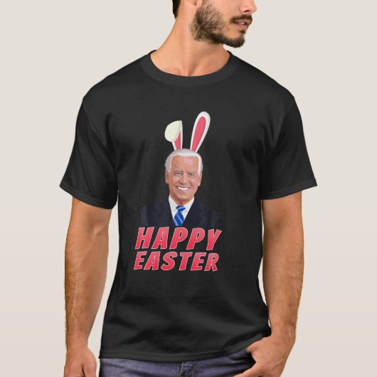 Biden Happy Easter Bunny Easter Day T-shirt (Voorkant)