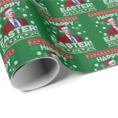 Biden Happy Easter Christmas Cadeaupapier (Rol Hoek)