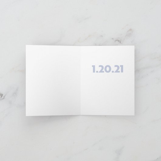 BIDEN HARRIS: 1.20.21. KAART (Binnen)