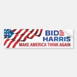 Biden Harris 2020 - Amerika opnieuw laten nadenken Bumpersticker