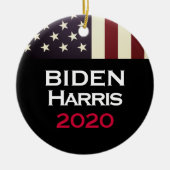 BIDEN HARRIS 2020 Amerikaanse vlag Keramisch Ornament (Voorkant)