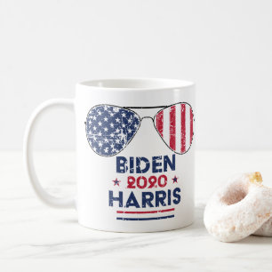 Biden Harris 2020 Aviator Sunbril American Flag Koffiemok