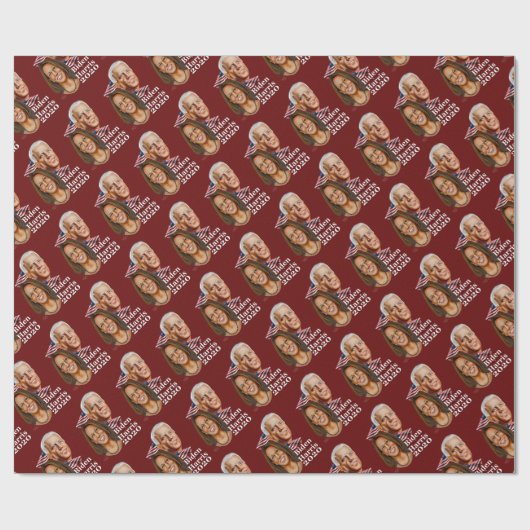 Biden Harris 2020 BESTE KERSTFOLIE Cadeaupapier (Vlak)