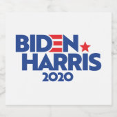 BIDEN HARRIS 2020 BIER ETIKET (Enkel label)