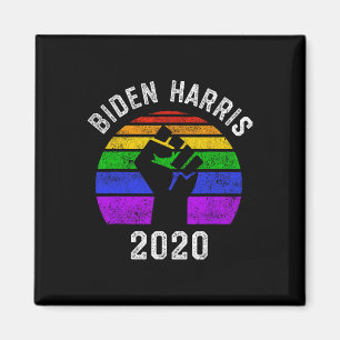 Biden Harris 2020 Black Lives Problem LGBT Gay PRI Magneet