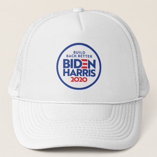 BIDEN HARRIS 2020: Bouw beter terug Trucker Pet (Voorkant)