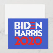 BIDEN HARRIS 2020 BRIEFKAART (Voorkant / Achterkant)