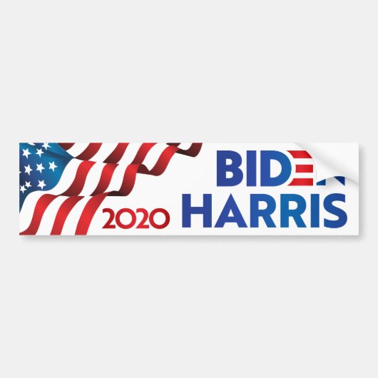 Biden Harris 2020 Bumpersticker (Voorkant)