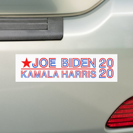 Biden, Harris 2020 Bumpersticker (Op auto)