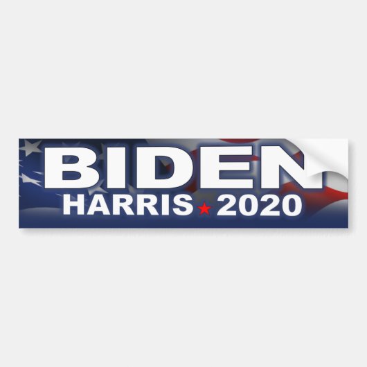 Biden Harris 2020 Bumpersticker (Voorkant)