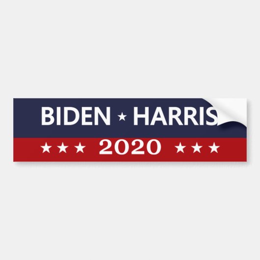 Biden Harris 2020 Bumpersticker (Voorkant)