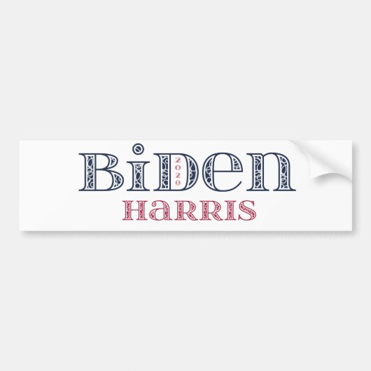 Biden & Harris 2020 Bumpersticker (Voorkant)