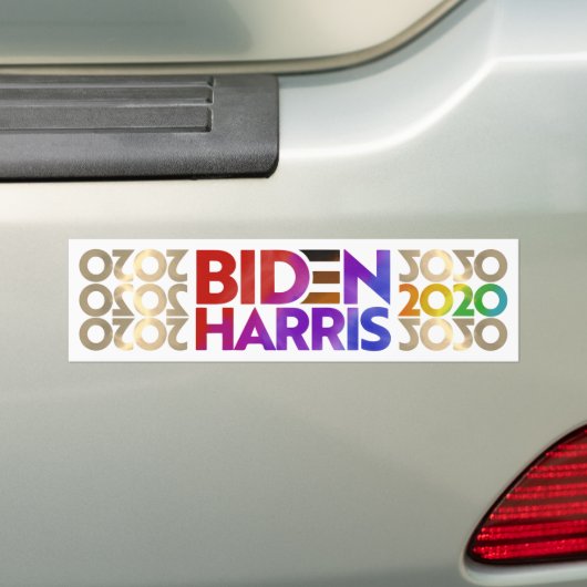 Biden Harris 2020 bumpersticker (Op auto)