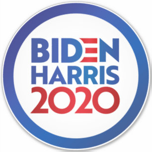 Biden Harris 2020 bumpersticker Sticker