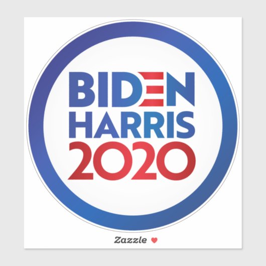 Biden Harris 2020 bumpersticker Sticker (Vel)