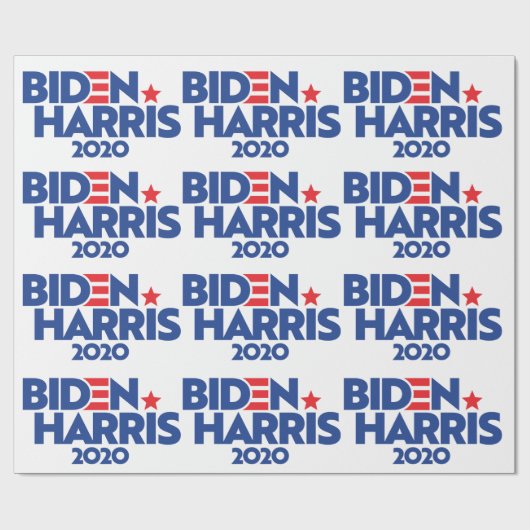 Biden Harris 2020 Cadeaupapier (Vlak)