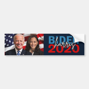 Biden Harris 2020 Campagne met Patriottische Foto Bumpersticker