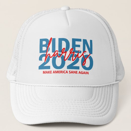 Biden Harris 2020 Campagne voor de Democratische P Trucker Pet (Voorkant)