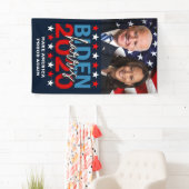 Biden Harris 2020 Campaign Patriottic Photo Spandoek (Insitu)
