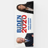 Biden Harris 2020 Campaign Rally Photo Banner (Verticaal)