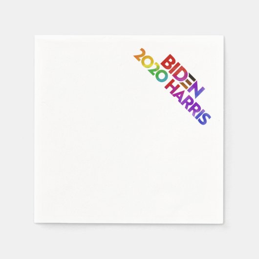 Biden Harris 2020 Cocktail servet (Voorkant)