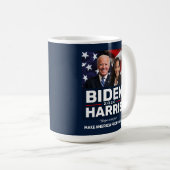 Biden Harris 2020 Collectible Keepomwille Foto Koffiemok (Voorkant rechts)