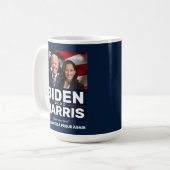 Biden Harris 2020 Collectible Keepomwille Foto Koffiemok (Voorkant links)