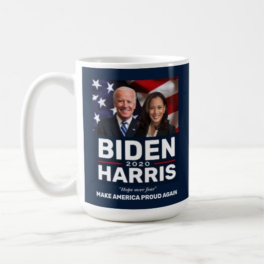 Biden Harris 2020 Collectible Keepomwille Foto Koffiemok (Links)