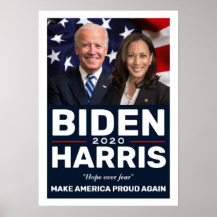 Biden Harris 2020 Collectible Keepomwille Foto Poster
